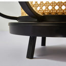 Axyaa Rattan Table Lamp: Modern Pastoral Style LED Desk Light for Bedroom, Study, Living Room