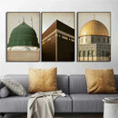 Axyaa Mosque Canvas Print Wall Art for Living Room Decor