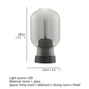 Axyaa Glass Desk Lamp - Luxury Modern Bedside Decor for Home, Living Room