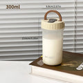 Axyaa Breakfast Cup with Handle, Microwave Safe Bento Box for Oatmeal, Nut, Yogurt
