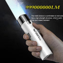 Axya USB Rechargeable Waterproof LED Flashlight Power Bank - Ideal for Camping, Hiking, Fishing