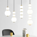 Axyaa Nordic Glass Balls Chandelier for Bedroom Restaurant Bar
