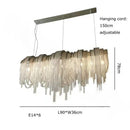 Axyaa Luxury Tassels Pendant Lights Modern Chandelier for Bedroom Home Decor