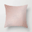 Axyaa Pink Geometric Print Decor Pillow Cover for Modern Luxury Home