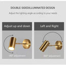 Axyaa Nordic Bedside Wall Sconce | Rotating Reading Spotlight | Makeup Mirror Lighting