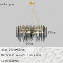 Axyaa Crystal Chandelier for Modern Luxury Living Room and Dining Hall