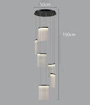 Axyaa Modern LED Chandelier Pendant Light Ceiling Lamp for Dining, Living Room