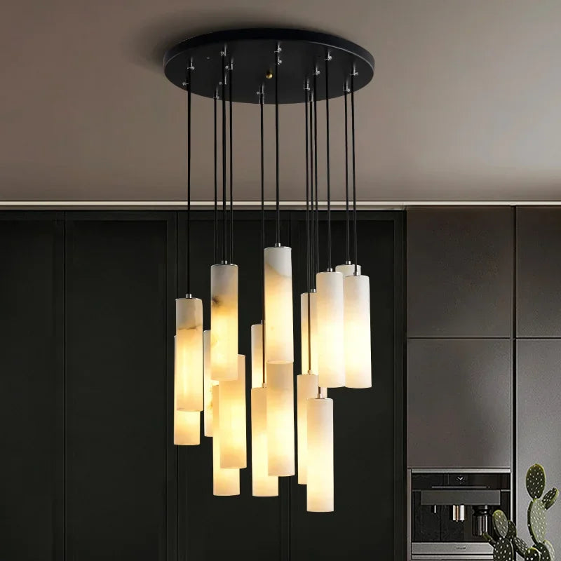 Axyaa Nordic Marble Pendant Light for Bedside and Hallway