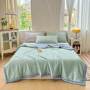Axyaa Summer Cool Quilt Washed Cotton Single Double Air Conditioner Thin Quilt
