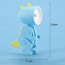 Axyaa Dino Mini Night Light: Battery Operated Magnetic LED Lamp for Kids' Bedroom