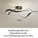 Axyaa Nordic LED Ceiling Lamp: Minimalist Modern Design for Master Bedroom & Study