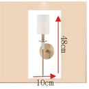 Axya Nordic Postmodern Cloth Wall Lamp for Living Room and Bedroom