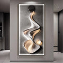 Axyaa Crystal Painting Porcelain LED Wall Lamp for Home Décor