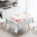 Axyaa Ramadan Mubarak Tablecloth - Islamic Mosque Home Decor & Ramadan Karim Theme