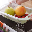 Axyaa Double-layer Retractable Sink Storage Rack with Filter Tray