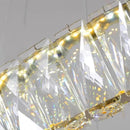 Axyaa Crystal Chandelier Pendant Light for Living Room Dining Room Ceiling
