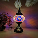 Mediterranean Style Turkish Table Lamp by Axyaa: Hand-Inlaid Glass Mosaic for Bedroom & Living Room