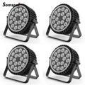 Axyaa RGBW LED Par Lights for Stage, Concert, Wedding, Bar - 4PCS
