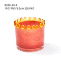 Axyaa Lace Glass Vase Candlestick Scented Pen Container Desktop Storage Flower Vase