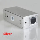 Axyaa Silver Aluminum COB 6W Outdoor Wall Sconces IP65 Waterproof Up/Down Porch Light