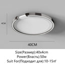 Axyaa Glossy LED Ceiling Light - Dimmable Modern Surface Mounted Fixture