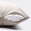 Axyaa Linen Tassel Cushion Cover for Home Decor