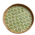 Axyaa Rattan Tray Storage Baskets - Korean Style Shell Decor Crafts for Home
