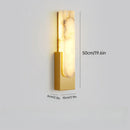 Axyaa Natural Marble Wall Lamp Bedroom Living Room Indoor Decor