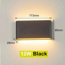 Axyaa Outdoor LED Wall Lamp Up Down Aluminum 6W 12W Waterproof IP65