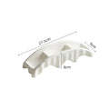 Axyaa Ceramic Arch Bridge Snack Plate for Dessert, Sushi, Molecular Cuisine