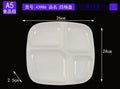 Axyaa Melamine Multi-part Fast Food Plate - Commercial Quality