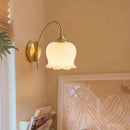 Axyaa Copper Cream Lily Of The Valley Wall Lamp for Bedroom and Living Room