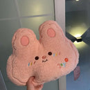 Axyaa Plush Rabbit Sofa Cushion for Girls - Small Dog Bedside Doll Gift