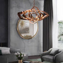 Axyaa Nordic LED Chandelier: Modern Stainless Steel Luxury Lighting for Living, Dining, Bedroom