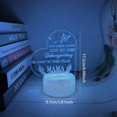 Axyaa Heart-shaped Colorful 3D Touch Night Light - Unique Room Decoration Lamp