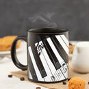 Metallic Guitar Pattern Mug by Axyaa: Rock Band Enthusiasts' Home Coffee Cup