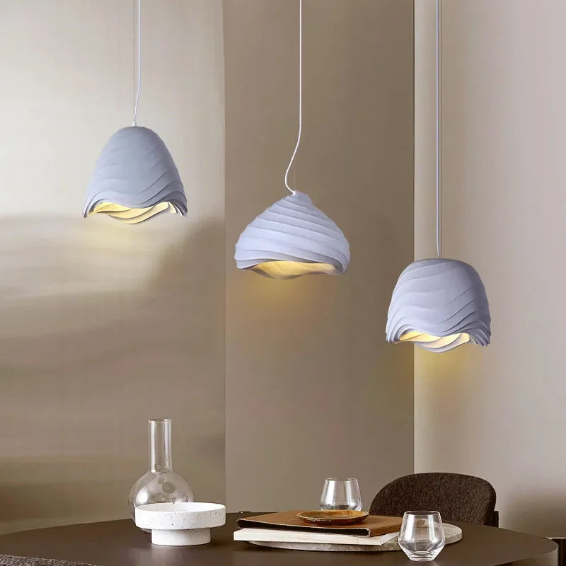 Axyaa Wabi-Sabi Wind Chandelier LED Pendant Lamps - Home & Cafe Hanging Fixture
