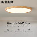 Axyaa Wood Grain LED Ceiling Light: Ultra-thin 3 Colors.
