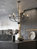 Axyaa Industrial Chandelier Light for Living Room Kitchen Dining Room