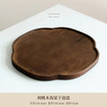 Axyaa Wood Tea Tray Cake Rack Coffee Storage Teapot Support Serving Dishes
