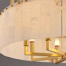 Axyaa Copper Marble Ceiling Chandeliers - Modern LED Pendant Light
