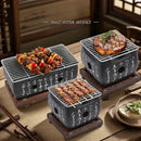 Axyaa Portable BBQ Grill: Japanese Barbecue Stove Charcoal Grill Set