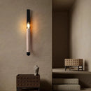 Axyaa Yellow Cave Stone Candle Sconce Light - Wabi Sabi Style for Living Room and Hotel