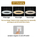 Axyaa K9 Crystal LED Ceiling Chandelier D30cm - Bedroom Aisle Stair Hanging Light