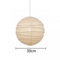 Axyaa Rice Paper Wabi Sabi Pendant Lamp, Ceiling Hanging Light for Kitchen, Living, Dining Room
