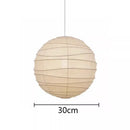 Axyaa Rice Paper Wabi Sabi Pendant Lamp, Ceiling Hanging Light for Kitchen, Living, Dining Room
