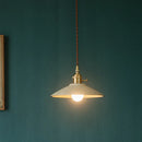Axyaa Ceramic LED Pendant Lamp Copper Hanglamp for Dining Living Room