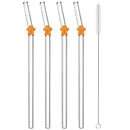 Axyaa Christmas Glass Straw Set - Kitchen Bar Accessories