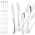 Axyaa 20-Piece Gold Stainless Steel Flatware Cutlery Set