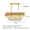 Axyaa Crystal Ceiling Chandelier: Luxury LED Pendant Lamp for Home Decor
